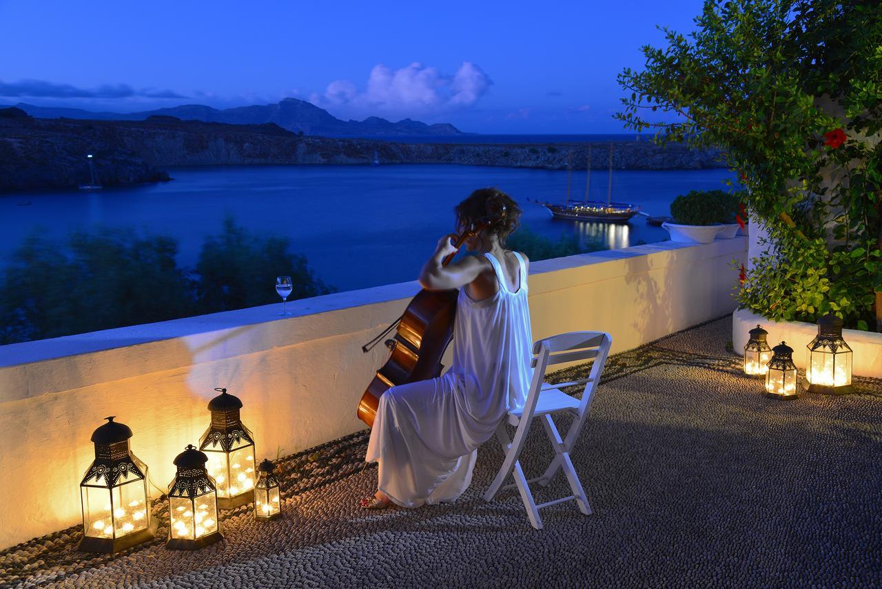 Villa Melenos Lindos ภายนอก รูปภาพ