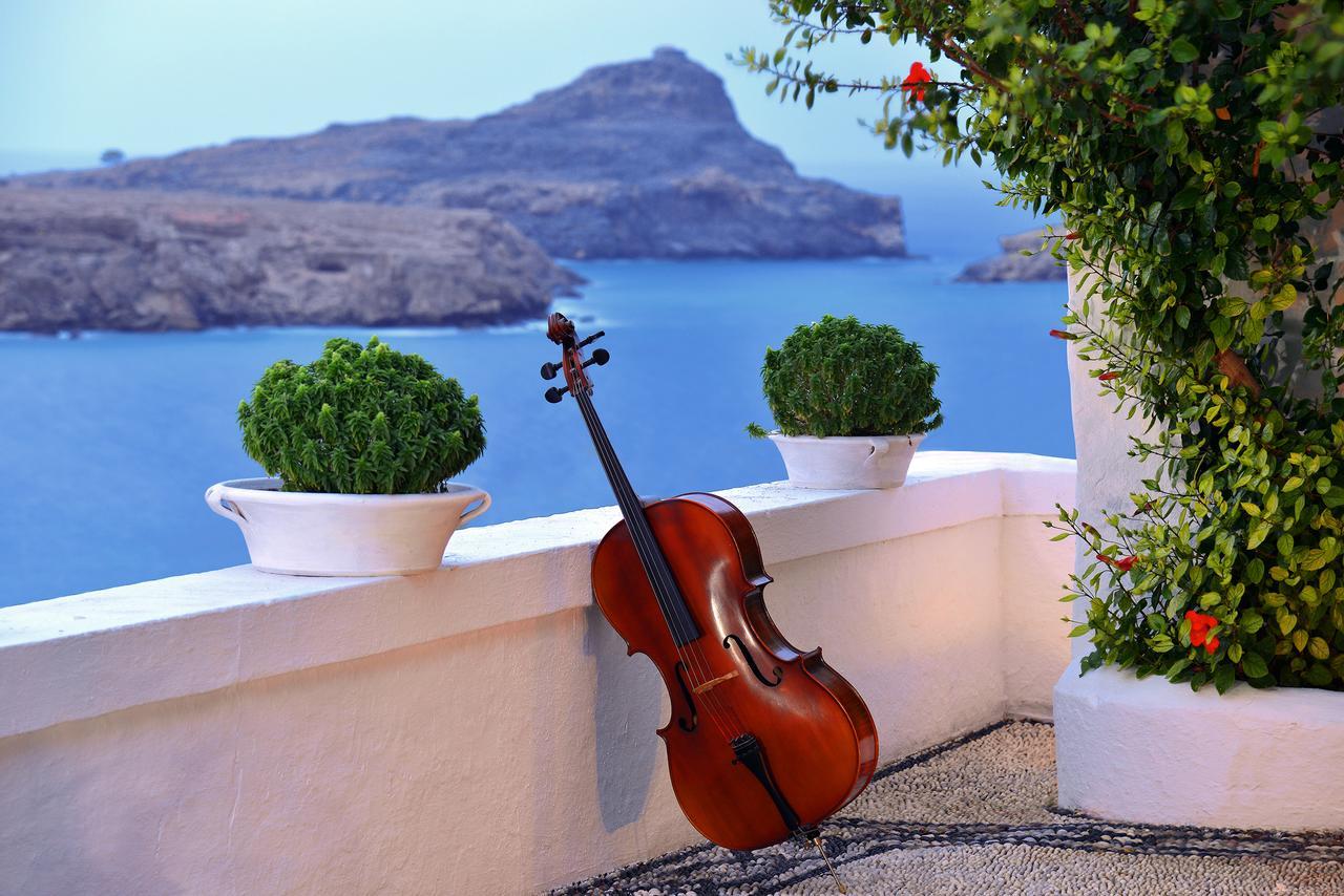 Villa Melenos Lindos ภายนอก รูปภาพ
