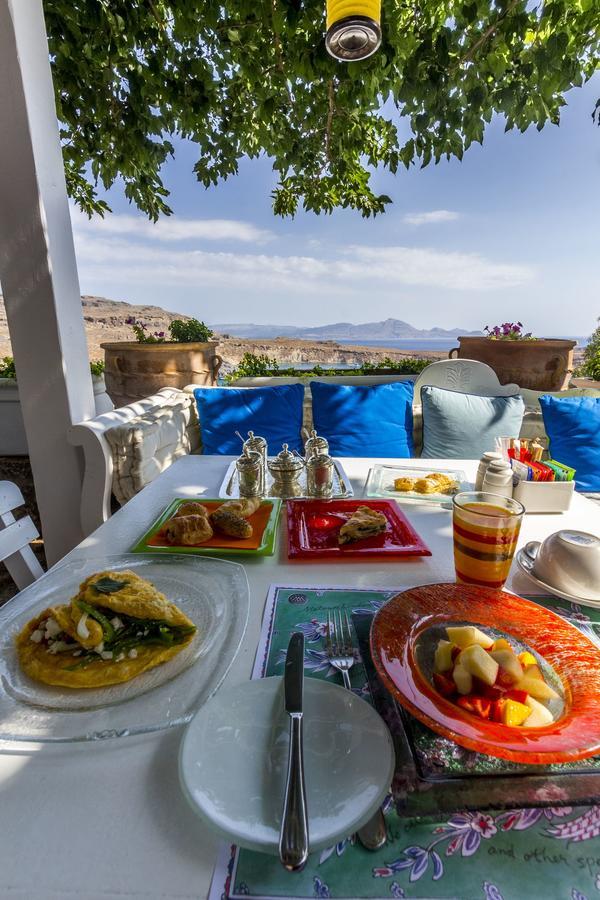 Villa Melenos Lindos ภายนอก รูปภาพ